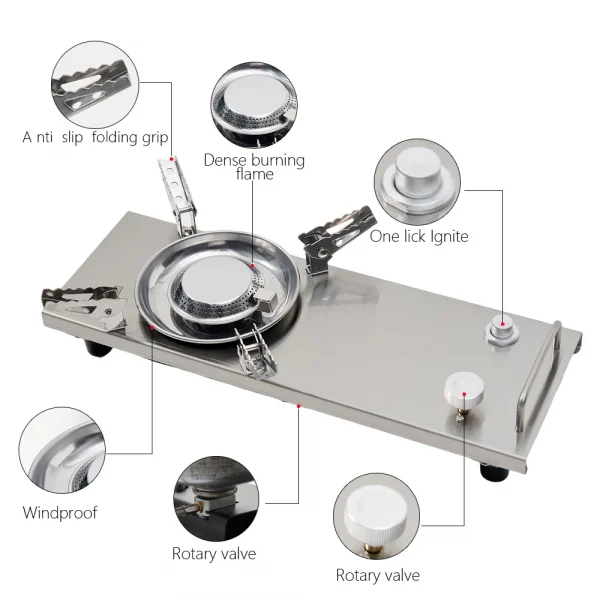 موقد غاز Pandatour IGT: رفيقك للتخييم بالنار العالية! 🔥