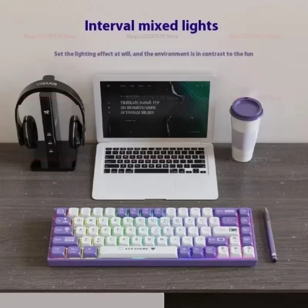 AK680: لوحة مفاتيح ميكانيكية احترافية للألعاب! 🎮