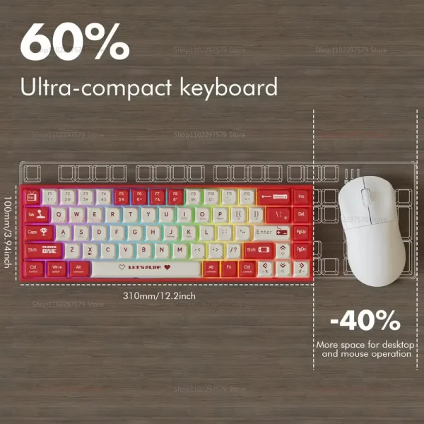 AK680: لوحة مفاتيح ميكانيكية احترافية للألعاب! 🎮